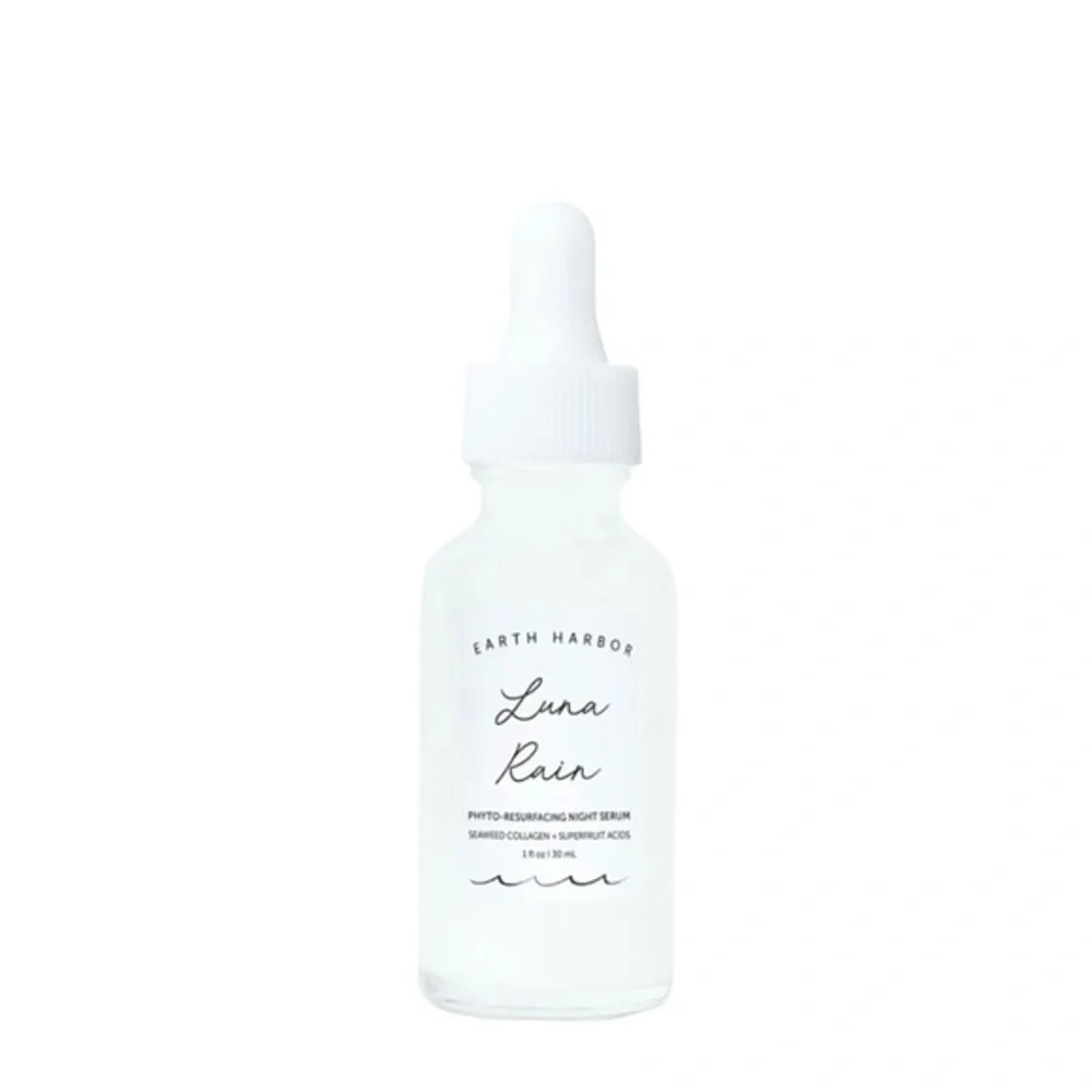 NEW Earth Harbor LUNA RAIN Phyto-Resurfacing Night Serum 1‎ Oz